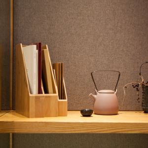 Bambu ofis aksesuarları bambu A4 kağıt dosya sahibinin