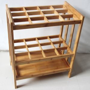 Kapalı şemsiye standı ve tutucu doğal bambu yapılmış